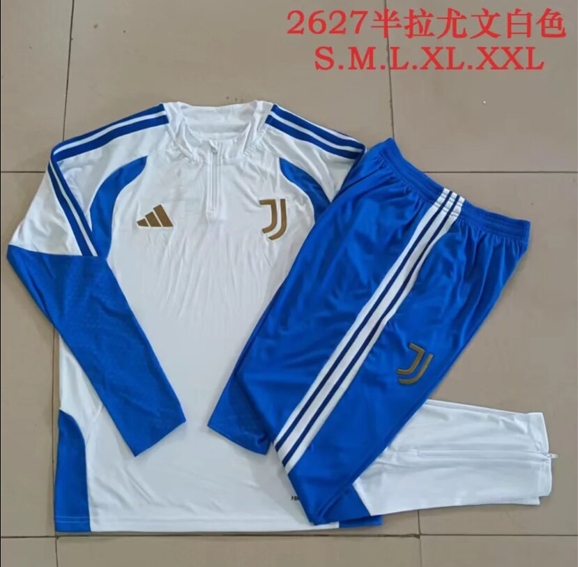 AAA Quality Juventus 26/27 Tracksuit - White/Blue